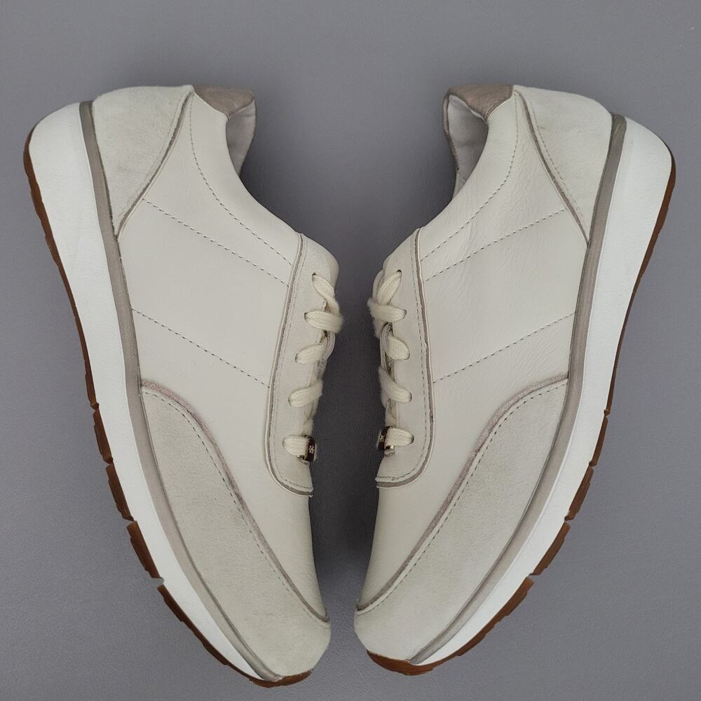 Aetrex Leather Ivy Leather Sneakers Lace Up Comfort Walking Arch Support 7.5 - Picture 11 of 12